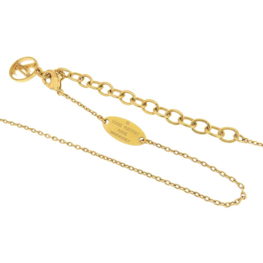 LOUIS VUITTON Gold Necklace - Picture 4 of 8